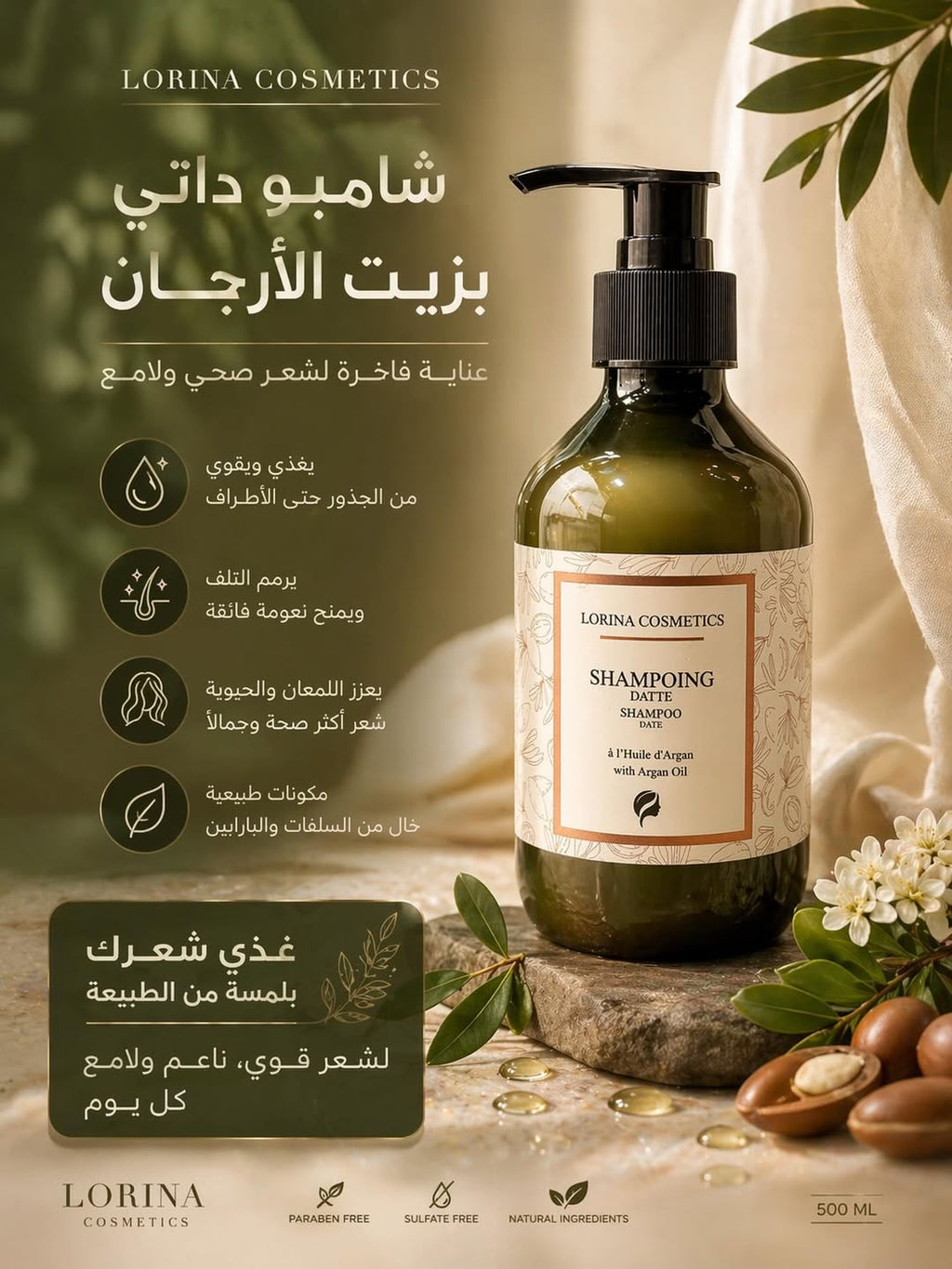 Lorina Cosmetics Shampoing Verveine Shampoo Verbena